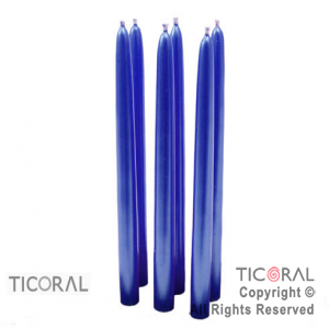 VELA 2267 VELON AZUL CUMPLEA�OS x 6